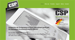 Desktop Screenshot of csp-gmbh.de
